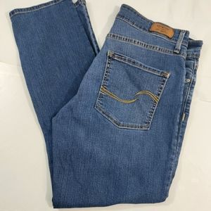 Levi's Signature Modern Slim Light Wash Mid Rise Straight Leg Jeans